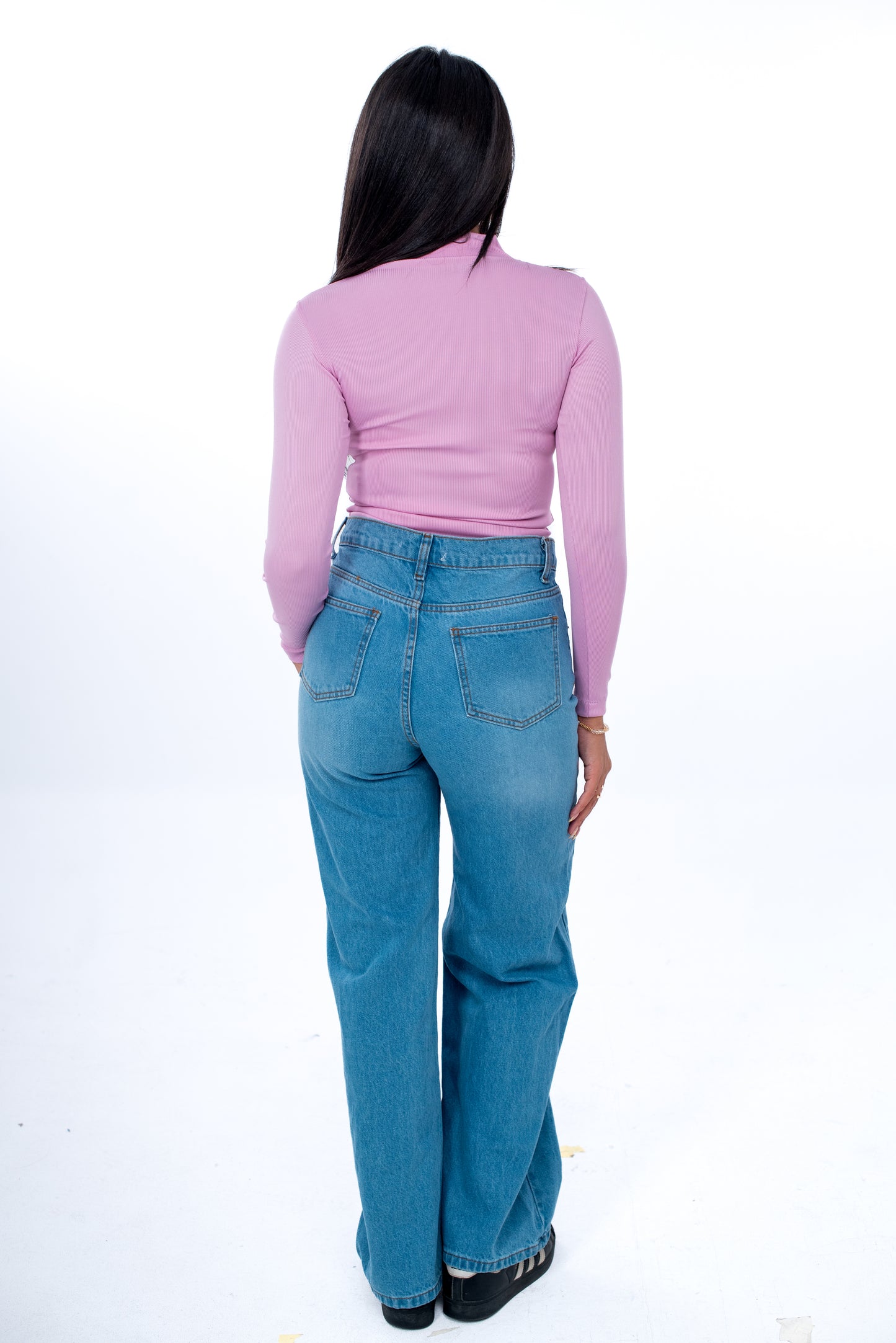 Half-Zip Long Sleeve Top