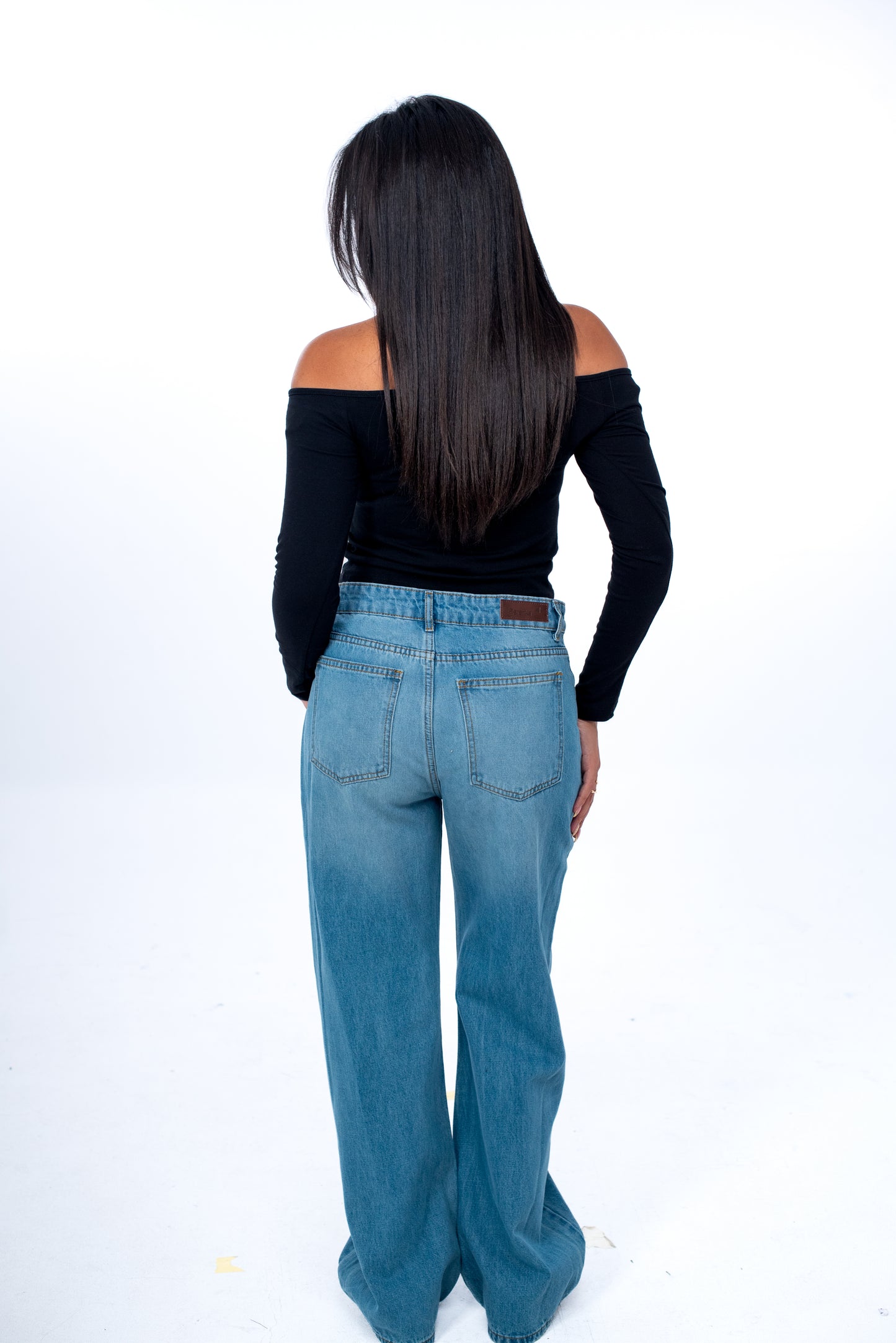 One Shoulder Long Sleeve Top