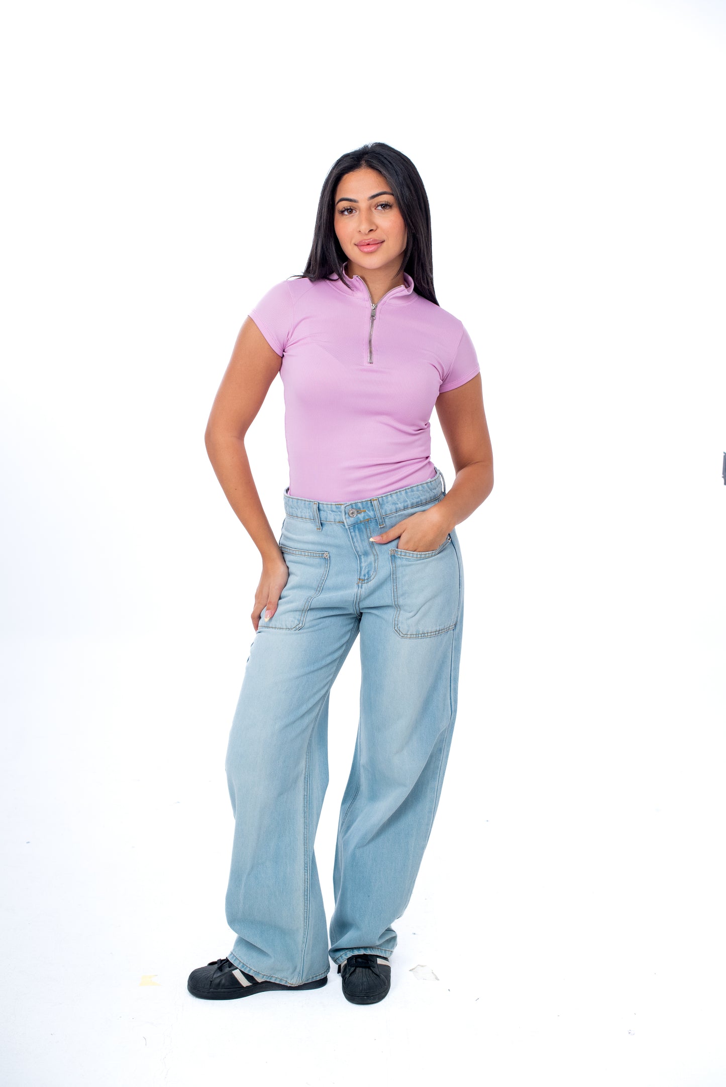 White Wide Leg Pants