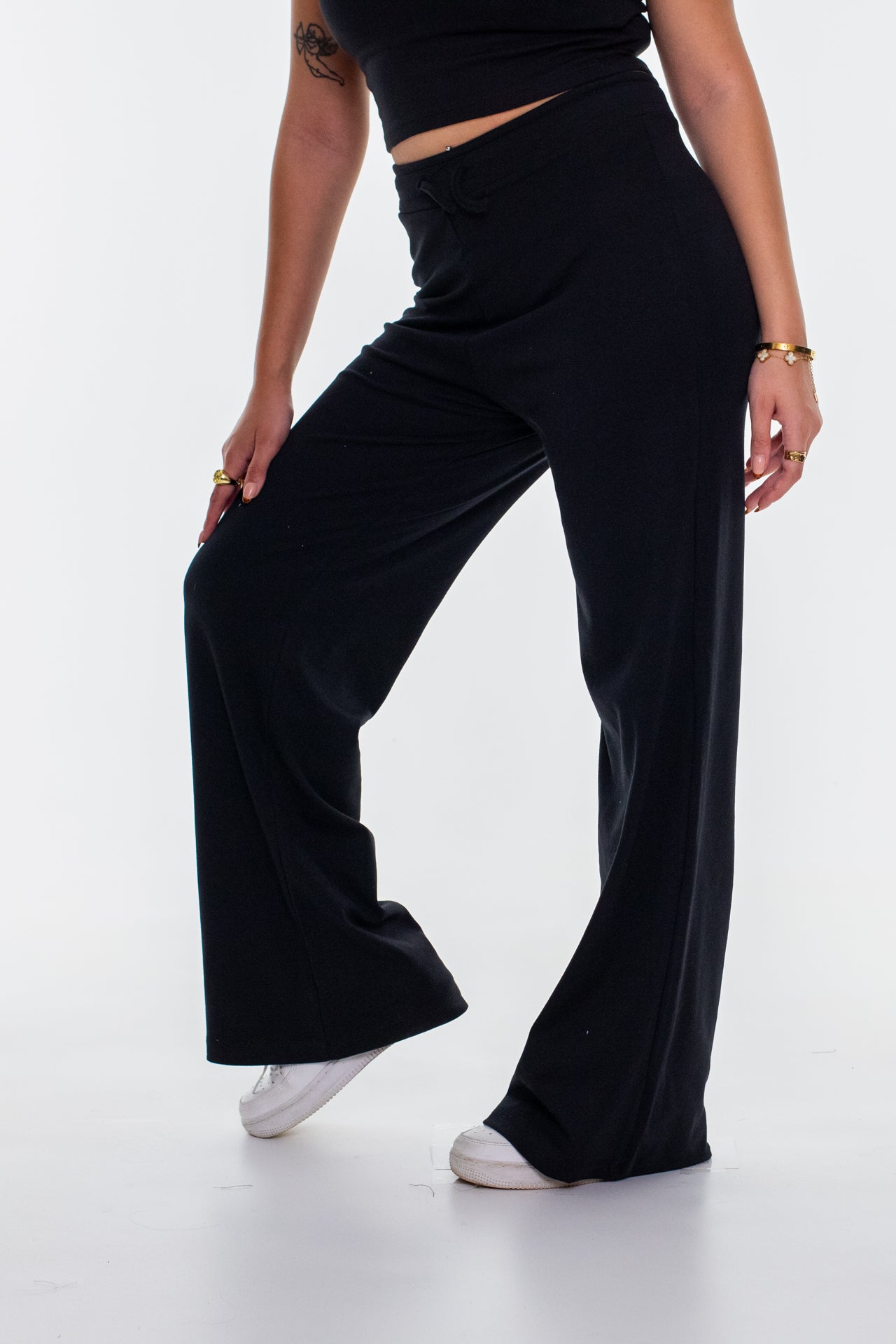 Cotton Wide Leg \ Black