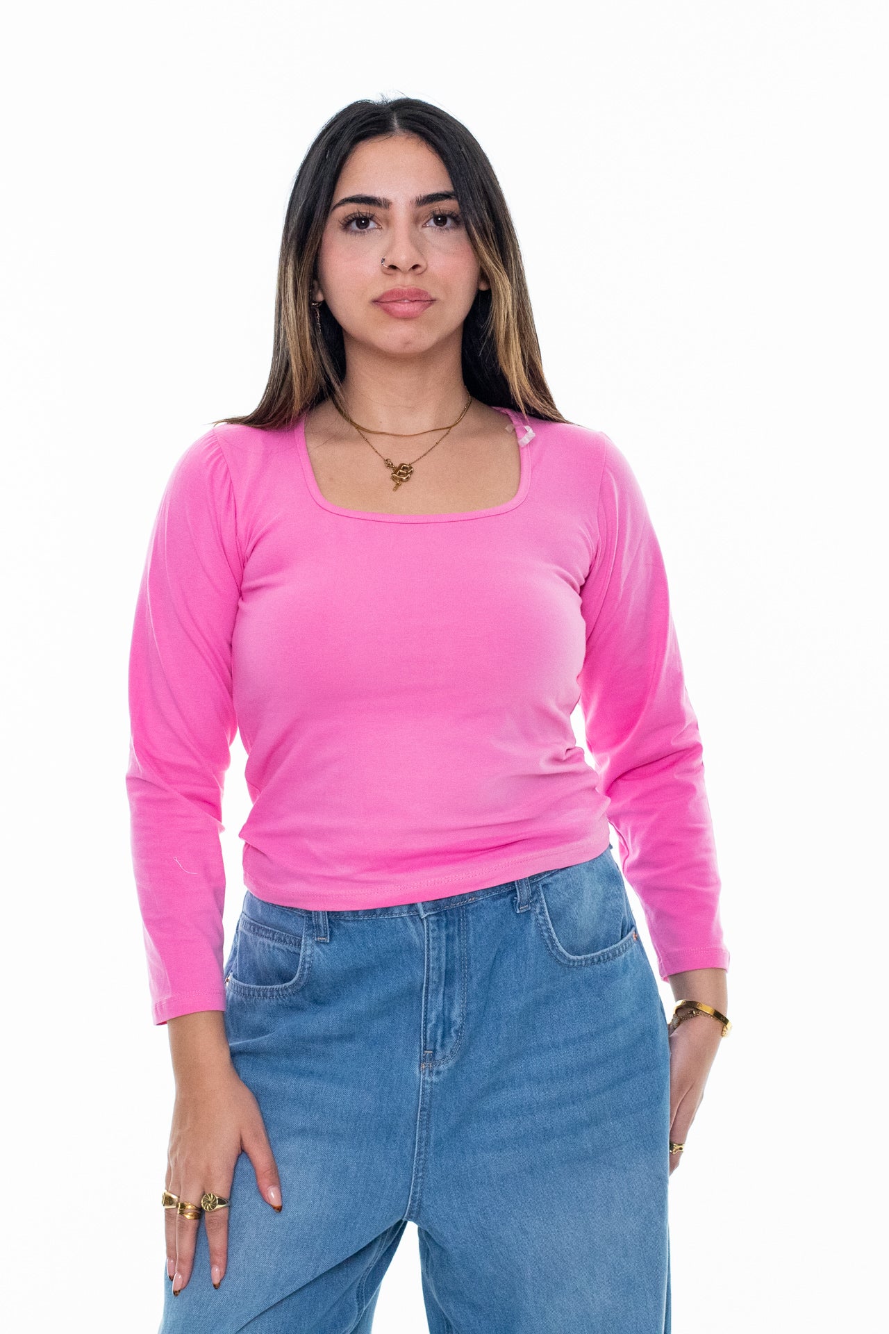 basic sleeves-pink