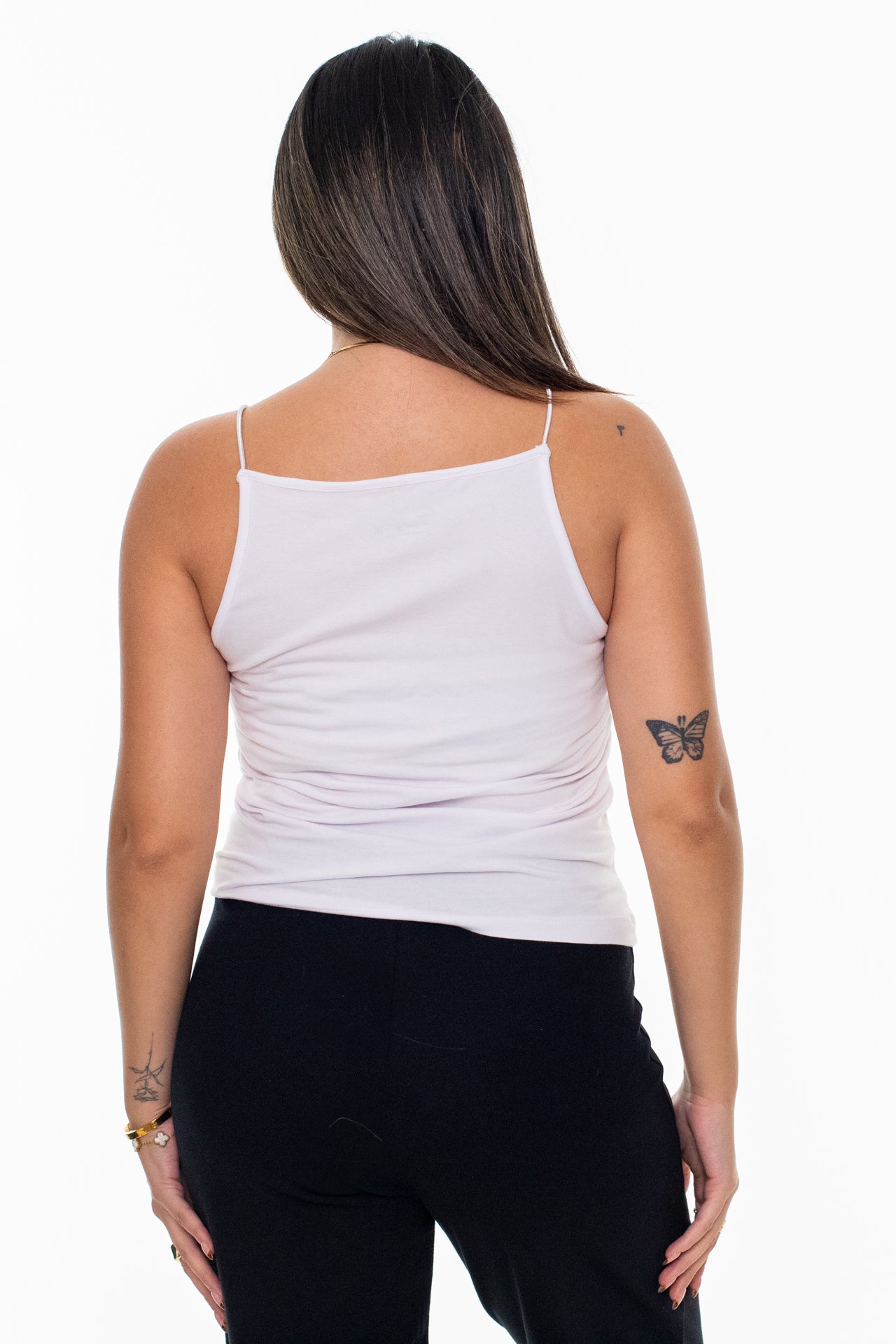 elastic strep top \ White
