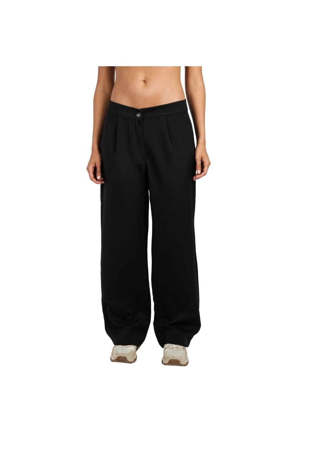 Classic women's fabric trousers