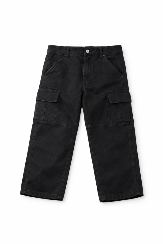 Boy's-Cargo Denim Jeans