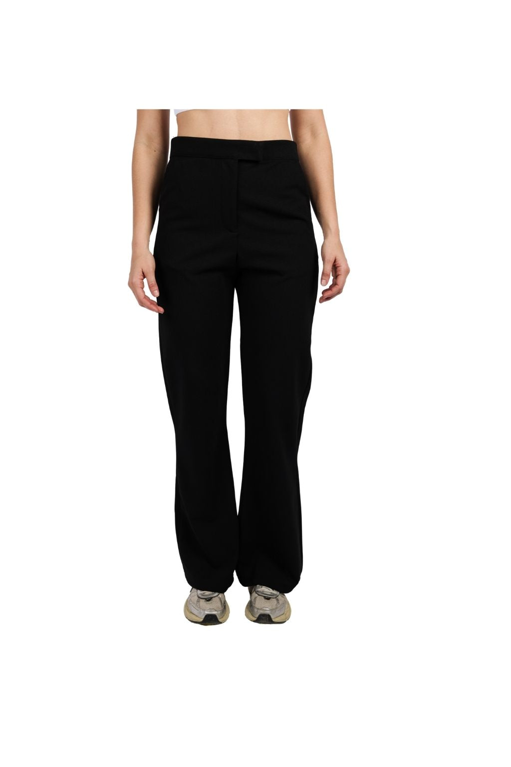 Classic women's fabric trousers