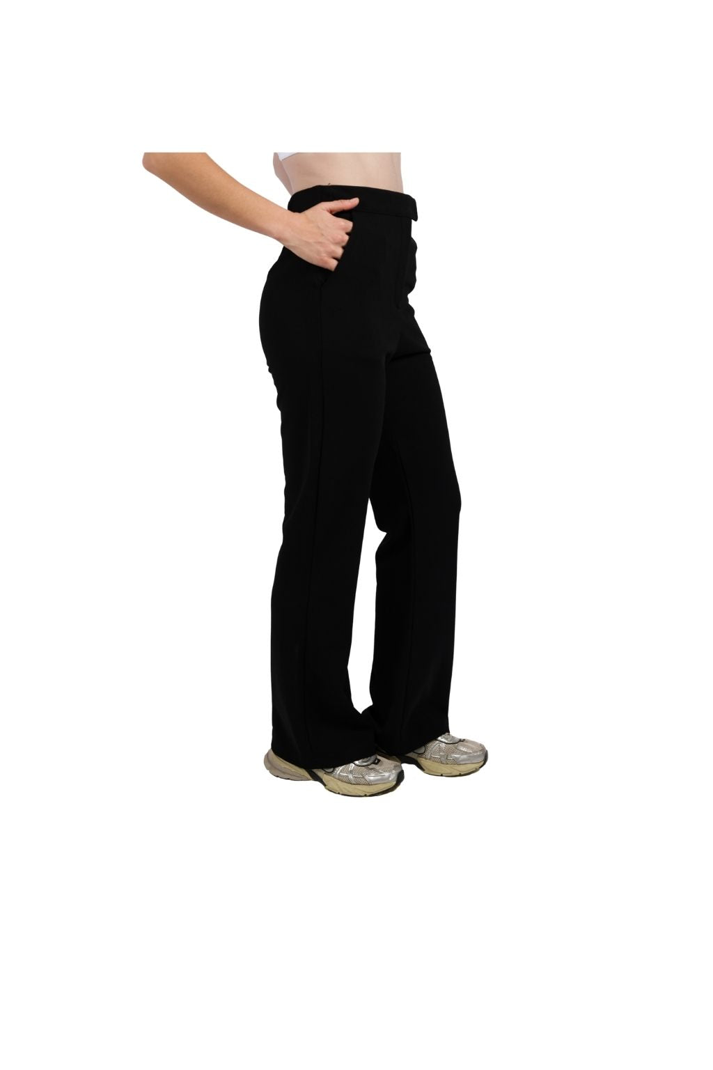 Classic women's fabric trousers