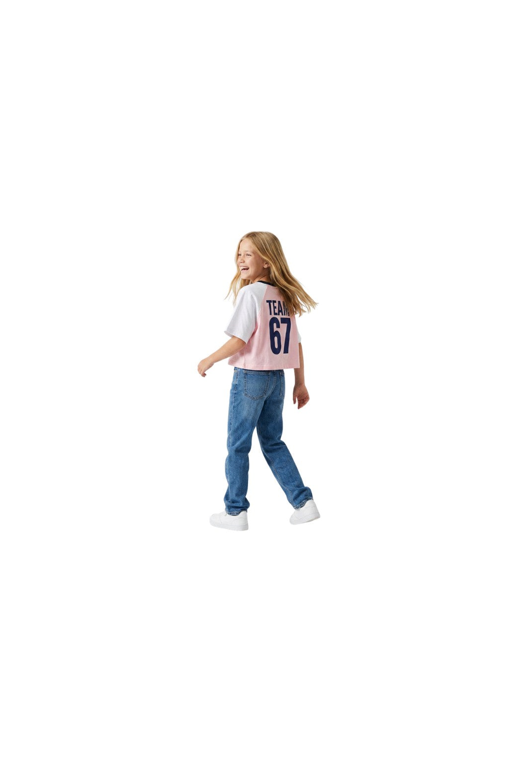 Girls "Best Vibes" Printed T-shirt