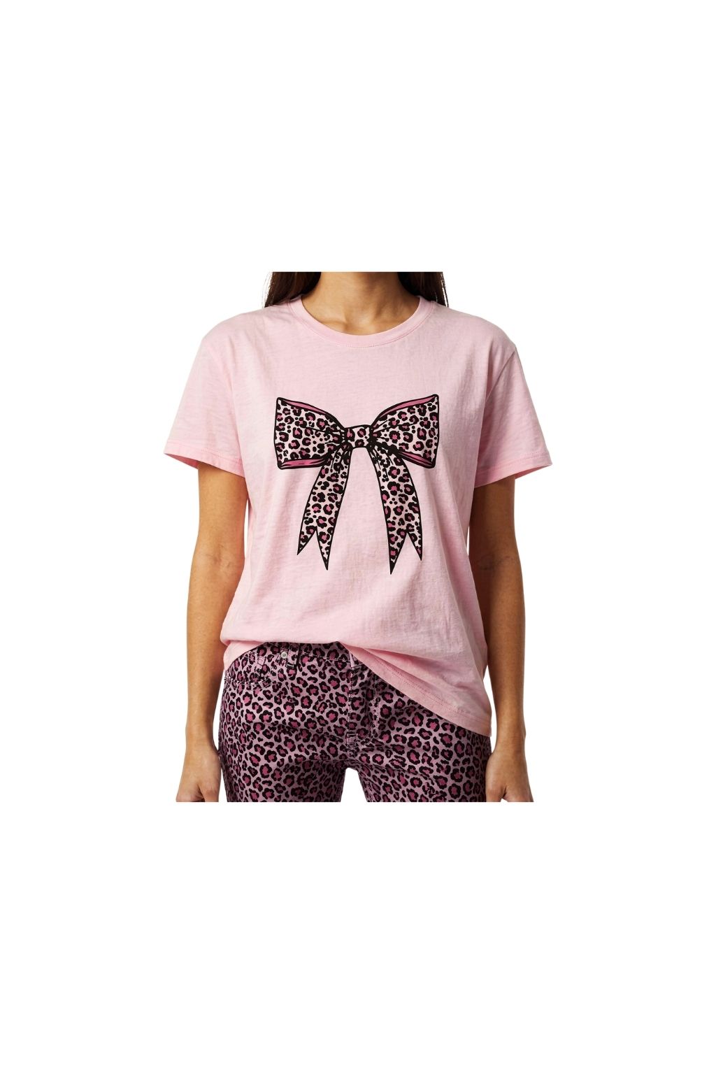Pajama Set Printed Leopard