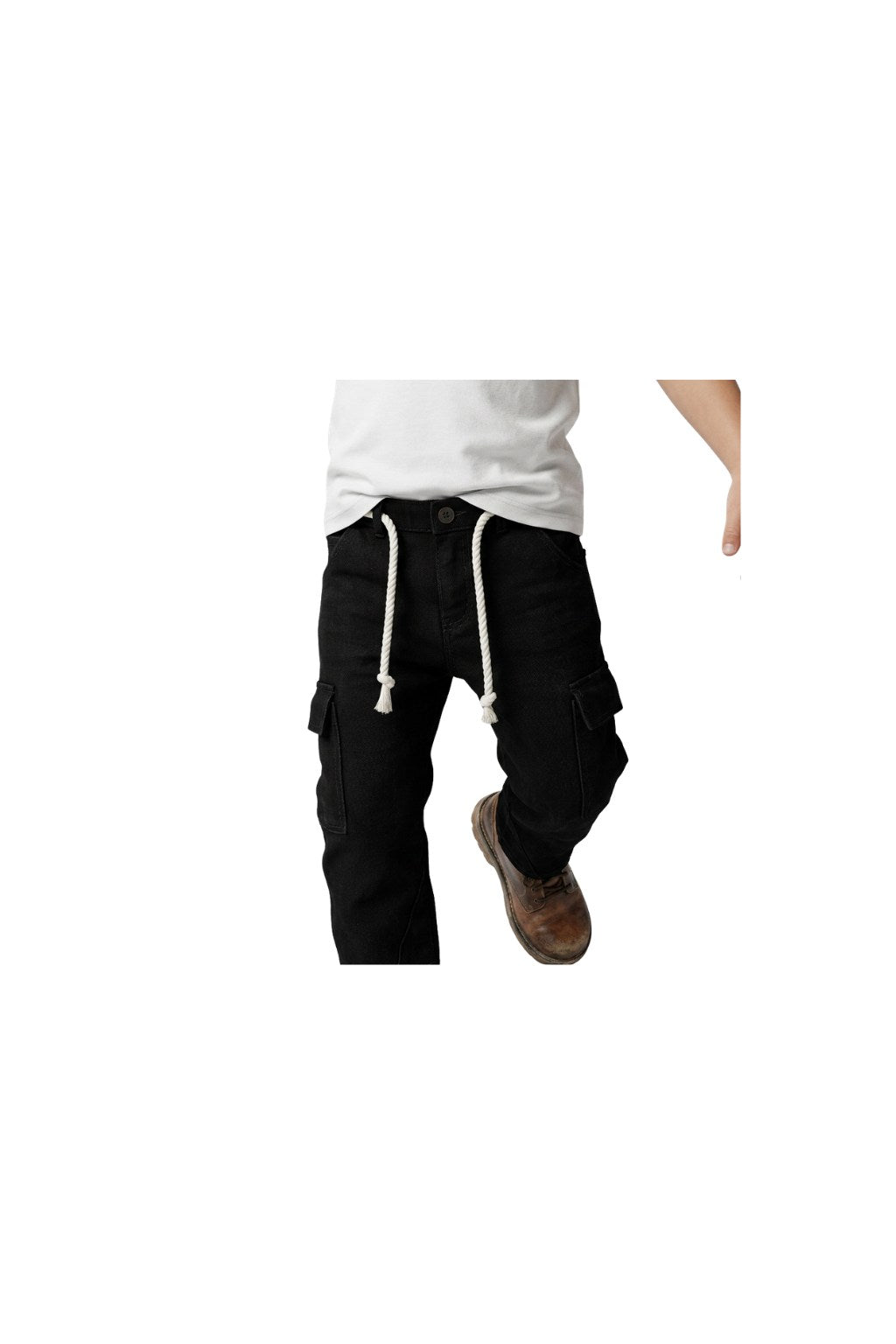 Boys Cargo Jogger Gabardine Pants