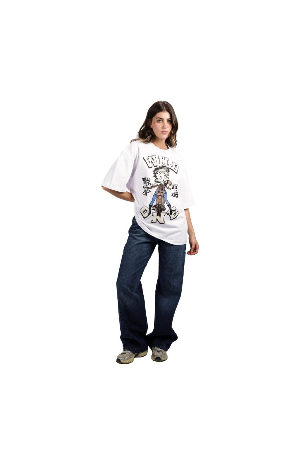 Half-sleeve printed shirt