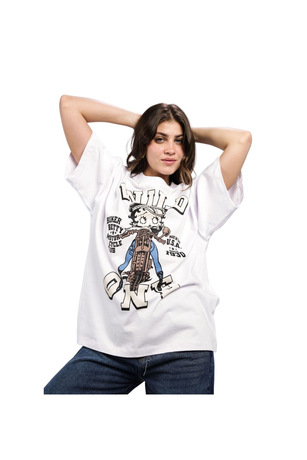 Half-sleeve printed shirt