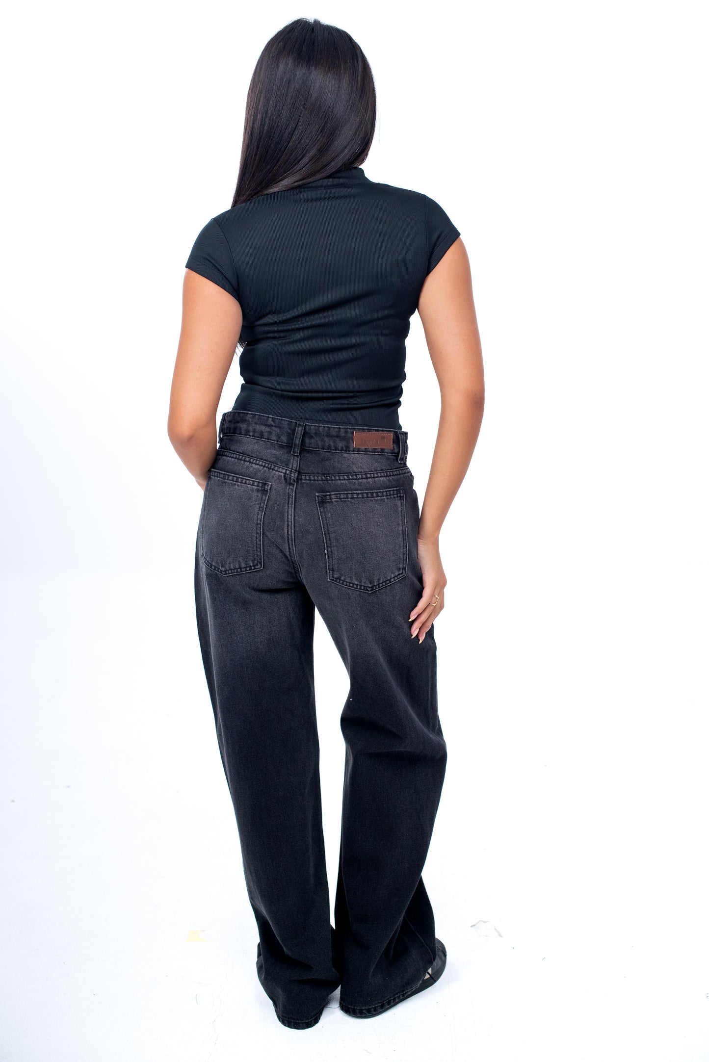 Half-Zip Short Sleeve Top