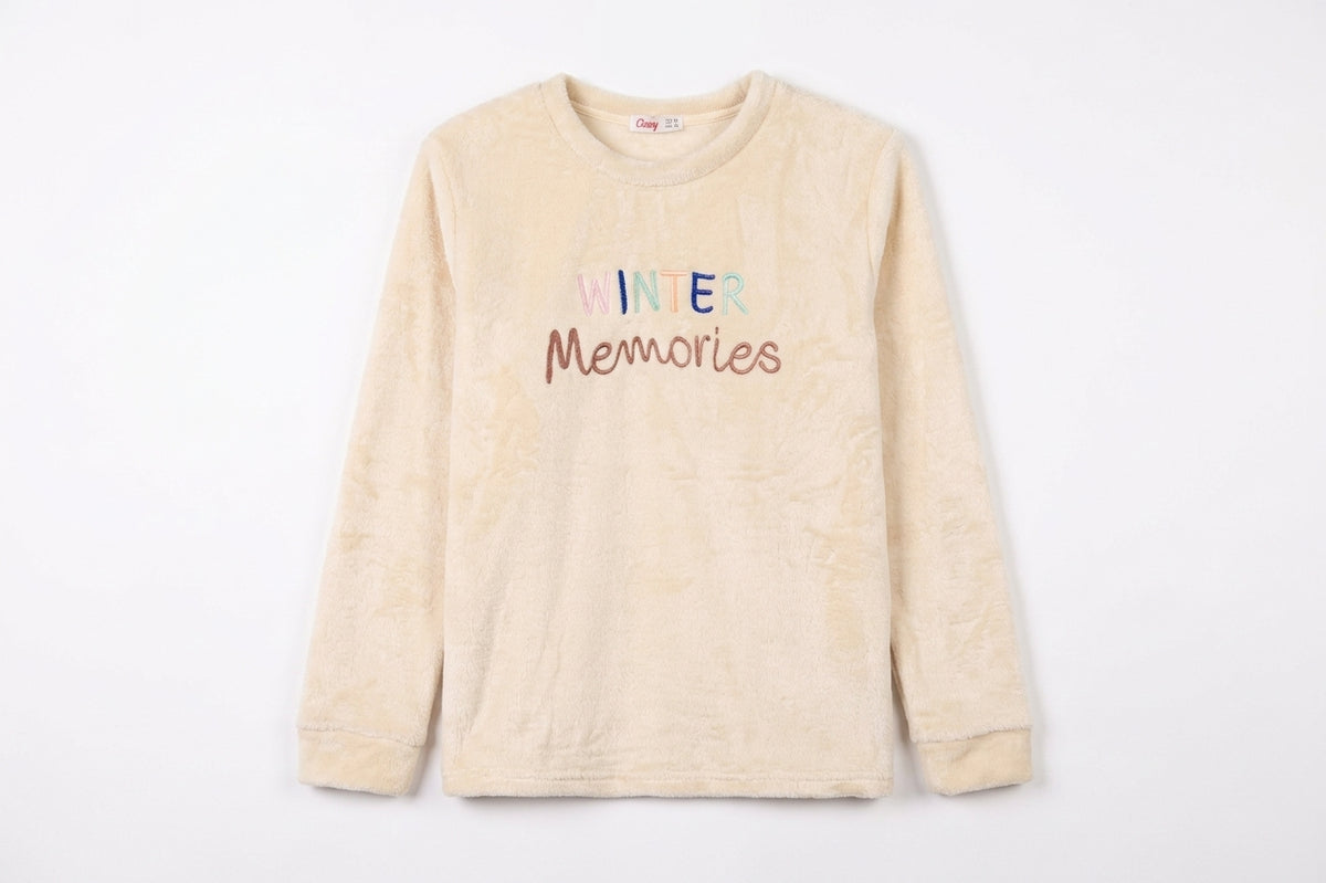 Women's Fleece Pyjama Set Printed "Memories"
