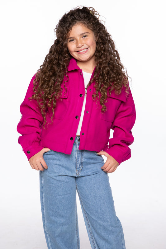 Jacket -fuchsia