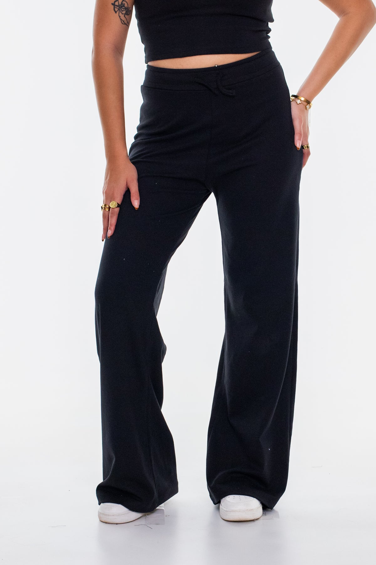 Cotton Wide Leg \ Black